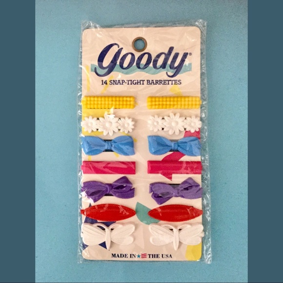 Vintage Accessories Vtg 80s Goody Snaptight Barrettes Hair Clips
